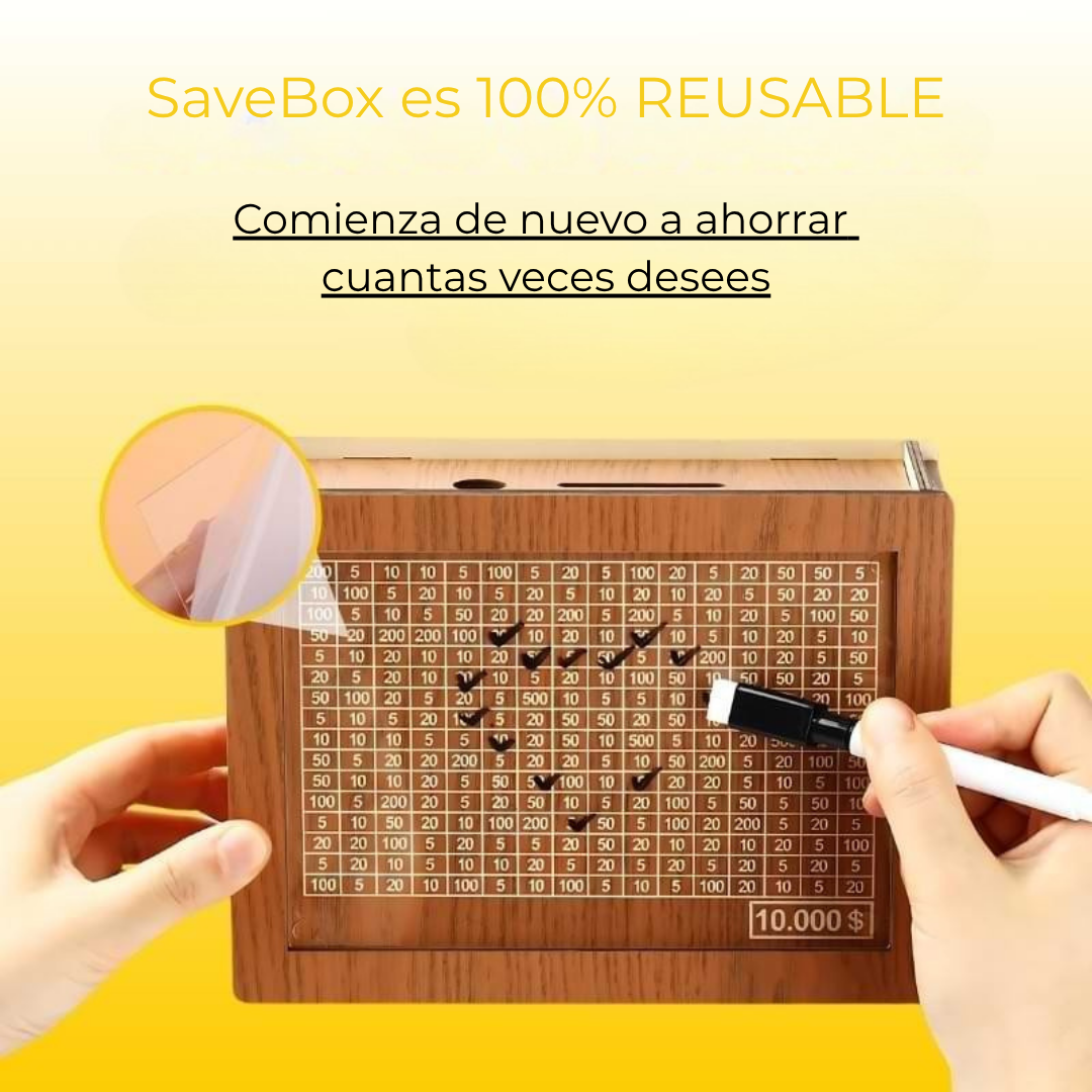 Caja Ahorro de Madera - SaveBox ™