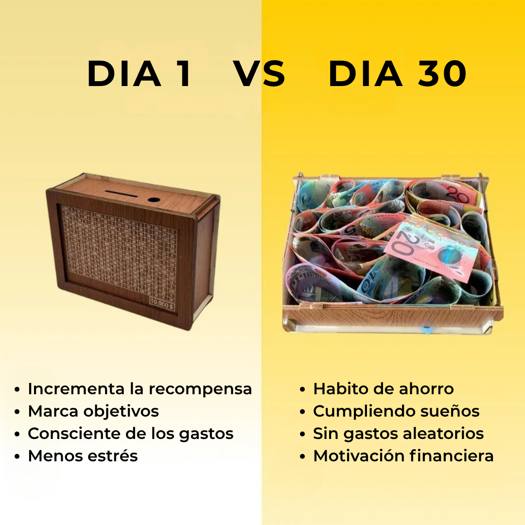 Caja Ahorro de Madera - SaveBox ™