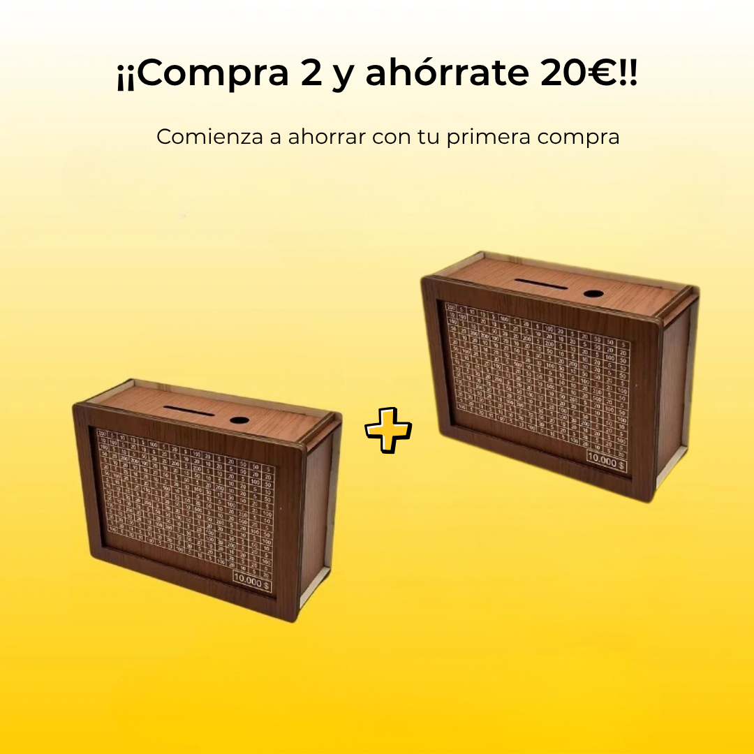 Caja Ahorro de Madera - SaveBox ™