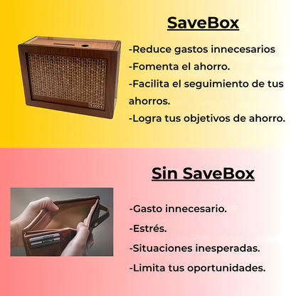 Caja Ahorro de Madera - SaveBox ™