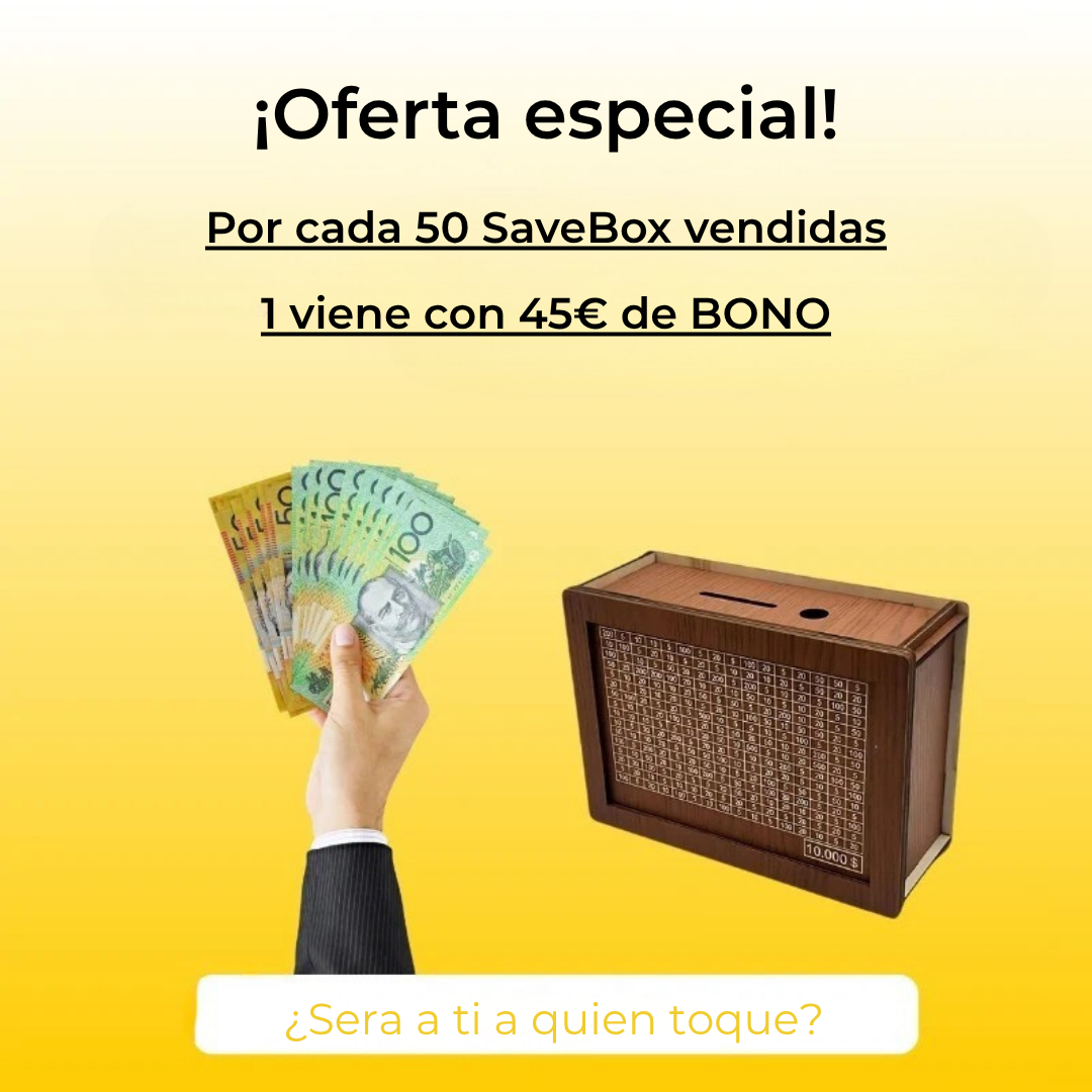 Caja Ahorro de Madera - SaveBox ™