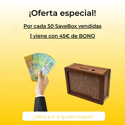 Caja Ahorro de Madera - SaveBox ™