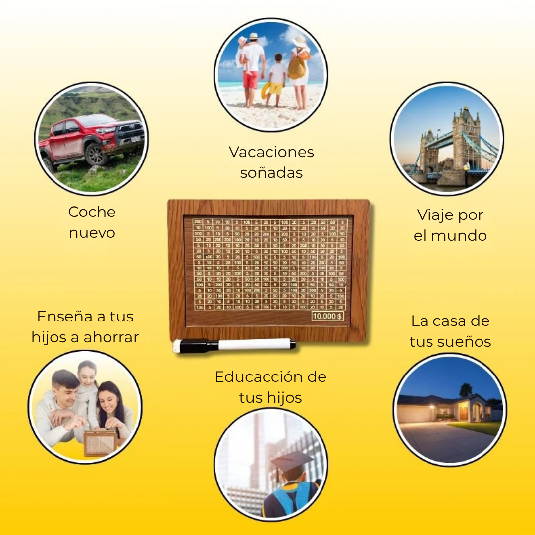 Caja Ahorro de Madera - SaveBox ™