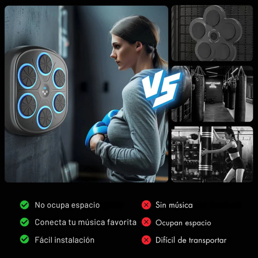 Máquina de boxeo musical con guantes de boxeo - BeatBox® 3.0